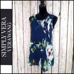 NWOT Simply Vera Wang Asymmetric blouse tank